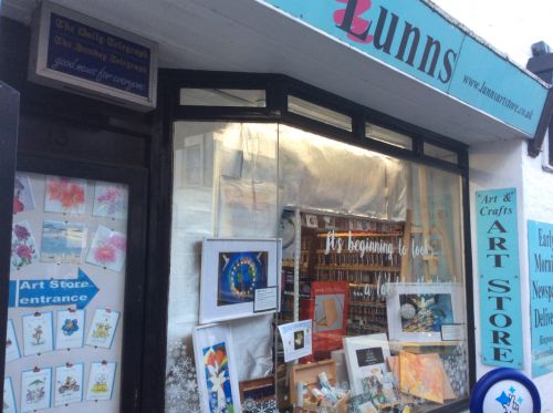 Lunn's window display